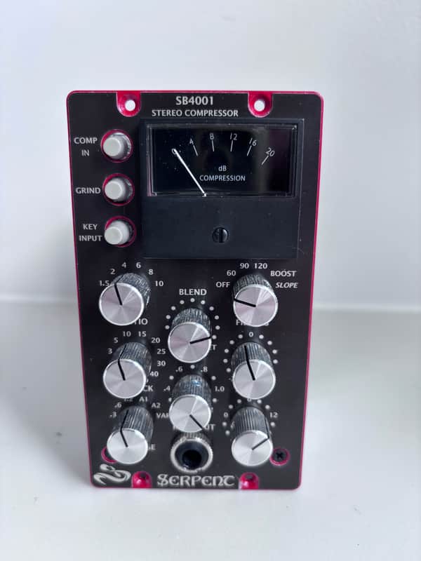 Serpent Audio SB4001 500 Series Stereo Buss Compressor Module 2010s - Black imagen 1