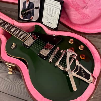 Epiphone Joe Bonamassa Signature Les Paul Standard w/Bigsby and Hardshell Case, Inverness Green image 3