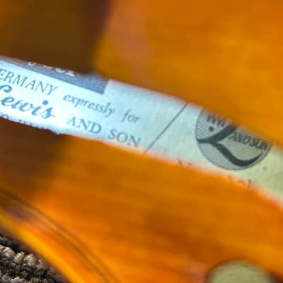 4/4 Adult Vintage Kayser Violin Model# 134 1950-1960 - Original finish image 5