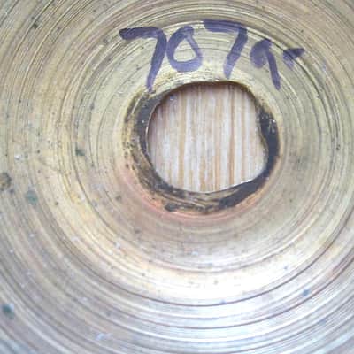 14" Avedis Zildjian Paper-Thin Hihat Cymbal 1950s - Vintage image 2