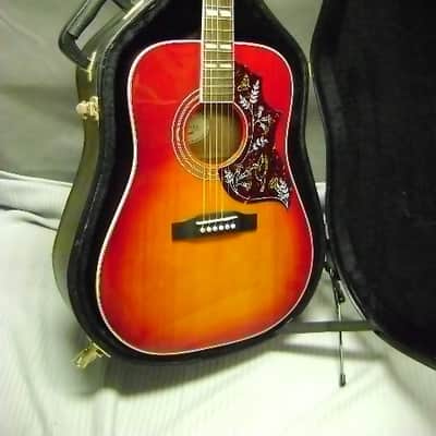 Epiphone Humingbird Artist Custom Shop Limited Edition Red Mahogany image 10
