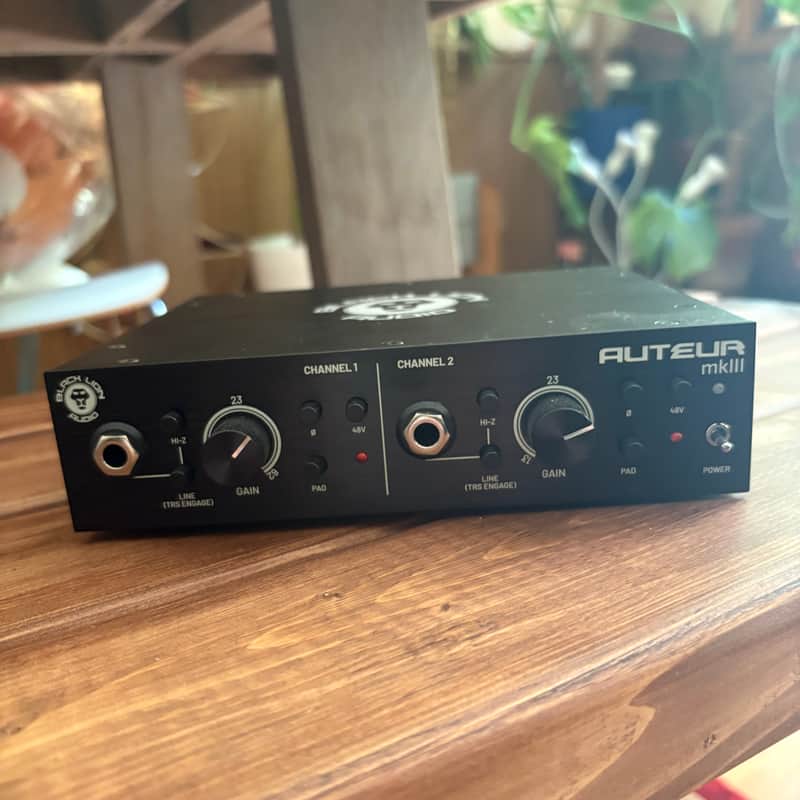 Black Lion Audio Auteur MKIII Dual Channel Microphone Preamp 2022 - Present - Black image 1
