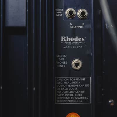 1979 Rhodes Seventy-Three Suitcase Piano – Original Janus Stereo System image 14