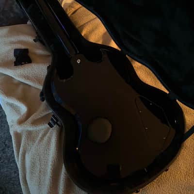 gibson sg junior jr black ebony left handed lefty guitar 2011-2013 image 4
