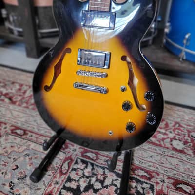 Epiphone The Dot Semi-Hollow Body Electric Guitar W/ Hard Case - 2007 - Vintage Sunburst (C013-G11) image 2