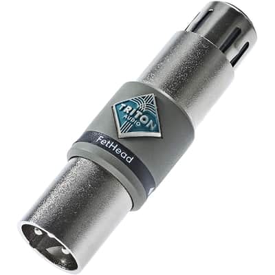 TRITON AUDIO FetHead In-Line Microphone Preamp for Ribbon and Dynamic Mics Bundle with 20" XLR-XLR Cable image 2