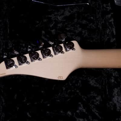 Suhr Modern Neon Drip 2014 Orange With Blue, Green, And White Swirl image 4