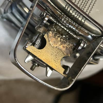 Ludwig 5" deep X 14" head Super Sensitive Snare Drum (3296-SD-4186) 1966 - chrome image 21
