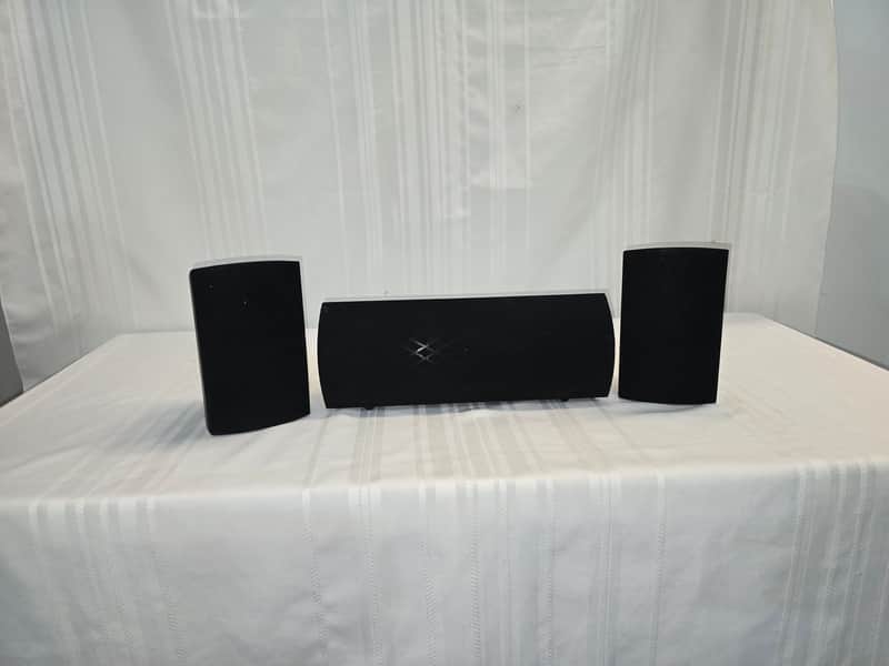 Definitive ProMonitor 80 Bookshelf Speakers & Pro Center 100 - Black image 1