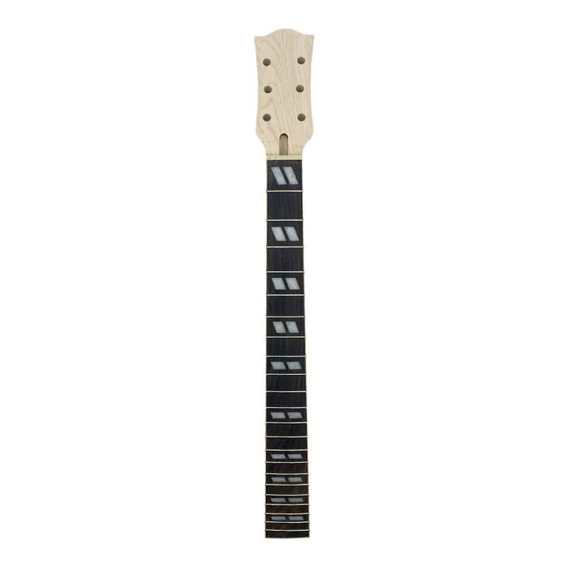 24.75" Electric Guitar Neck Maple Rosewood 22 Frets Medium Jumbo C Shape Unfinished image 1