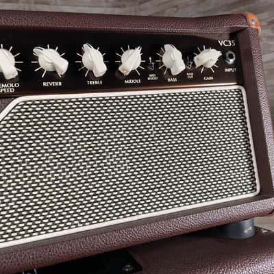 Victory Amps VC35H Copper Deluxe 35w Tube Head + Matching 212 with AlNiCo Gold image 3