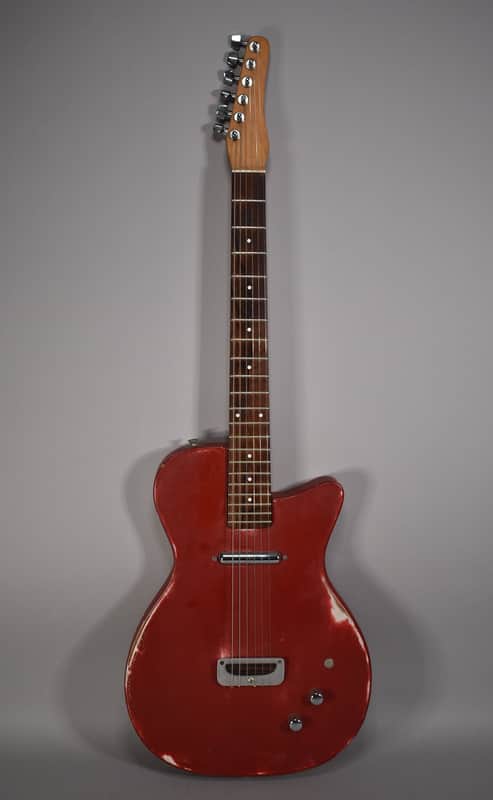 c.Early 1960's Danelectro U-1 Semi-Hollow Refin Electric Guitar image 1