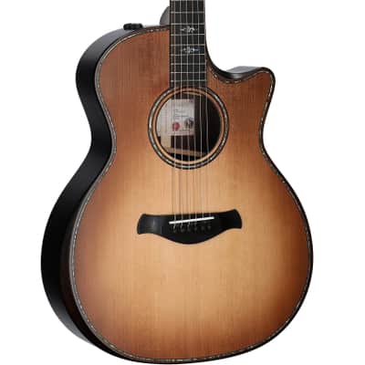 Taylor 914ce Builder's Edition Grand Auditorium Acoustic-Electric Guitar (with Case), Wild Honey Burst image 1