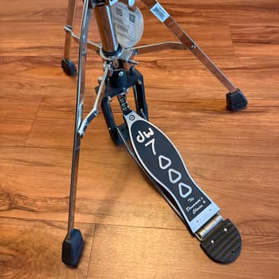 DW DWCP7500 7000 Series Single-Braced 3 Leg Hi-Hat Stand 2010s - Chrome image 2