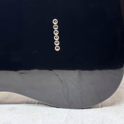 Fender USA Telecaster Standard Guitar with Case 1999 - Black / Maple neck image 14