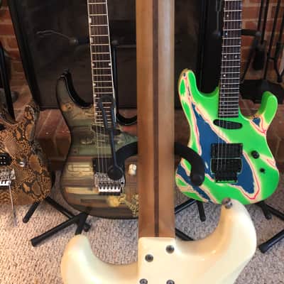 1985 ESP Rare Banana Headstock Early M-1 image 6