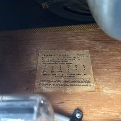 1959 Fender 5F4 Tweed Super Combo Amp - Killer Tweed Tones! image 21