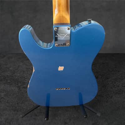 2025 Fender Custom Shop '63 Telecaster Relic – Aged Lake Placid Blue image 15