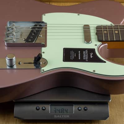 Fender Vintera II Roadworn 60 Tele Rosewood Burgundy Mist Metallic MX25085989 image 3
