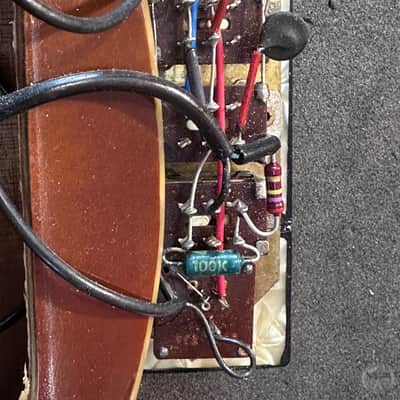 Höfner Double Neck Bass/Guitar Modell 191-1 from 1961 in sunburst with transport case image 12
