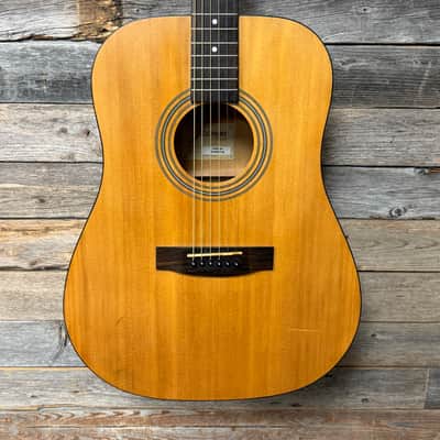 Silvertone SD-10/BK Acoustic Guitar Black | Reverb