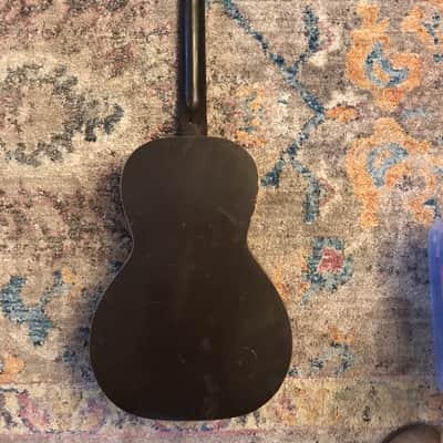 Vintage Regal Jerry the Yodeling cowboy parlor guitar 1940 with case image 3