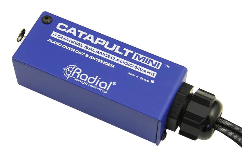 Radial Catapult MINI 4-Chanel Cat-5 Mini Breakout Box to XLR-F Tails, Receiver image 1