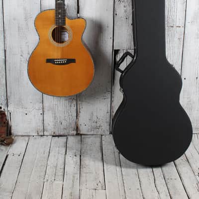 PRS Angelus SE A50E Acoustic Electric Guitar Black Gold Burst w Hardshell Case image 2