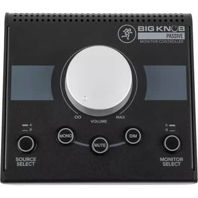Mackie Big Knob 2x2 Passive Studio Monitor Controller - Black image 1
