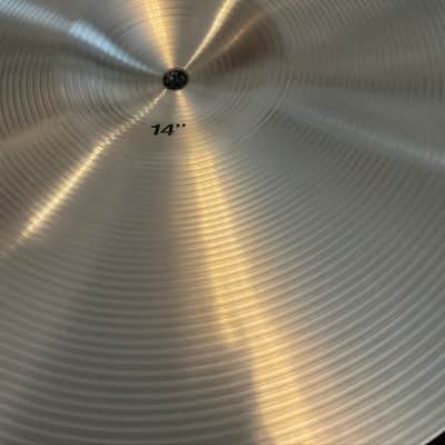 Mint Paiste 14" Formula 602 Medium Hi-Hat Cymbals (Pair) image 8