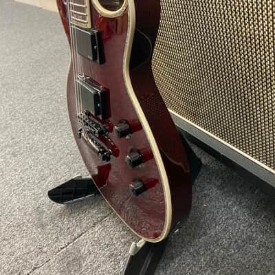 ESP LTD EC-1000 QM with Rosewood Fretboard 2002 - 2004 - See Thru Black Cherry image 7