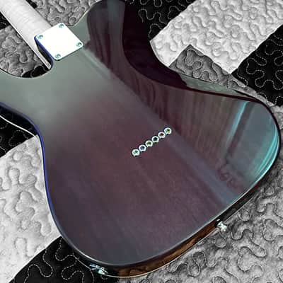 Warmoth Custom Mahogany Esquire 2020 - Transparent Purple image 14