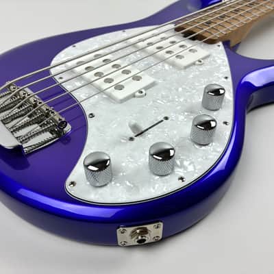 Ernie Ball Music Man StingRay SR5 HH. See Me Ride Out of the Sunset. 2026 – Grape Crush image 2
