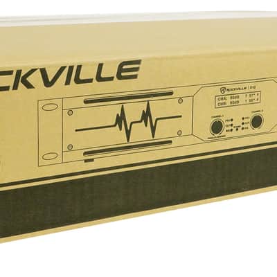Rockville D12 5000w Peak/1400w RMS 2 Channel Power Amplifier Pro/DJ Amp+Cables image 9