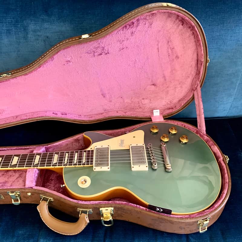 2019 Gibson Custom Shop Historic Reissue 1957 Les Paul VOS R7 '57 Antique Metallic Teal image 1