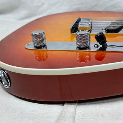 Fender American Deluxe Telecaster Guitar with Case 2008 - Aged Cherry Sunburst / Rosewood fingerboard image 19