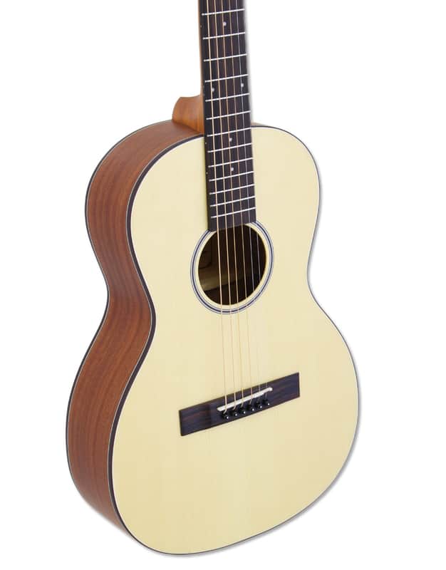 Aria ARIA-131-MTN Vintage 100 Series Parlour, Matte Natural, Spruce Top, New image 1