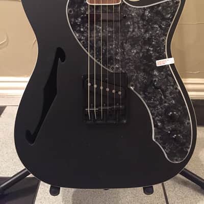Firefly FFTH Thinline Tele Style Semi Hollow Body Guitar 2020 Satin Black image 1