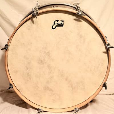 MAHOGANY 24" BASS DRUM-C VIDEO (3/16" THICK W/ RINGS) 1887 BADGE-BUYER PAYS SHIPPING! image 4