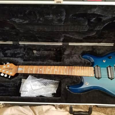 Ernie Ball Music Man JP7 PDN 2014 Neptune Blue image 2
