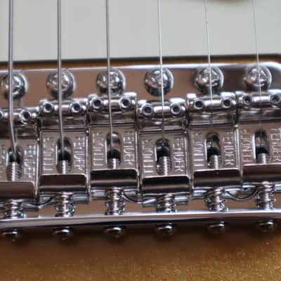 Fender MIJ FSR Collection Hybrid II Stratocaster Mystic Aztec Gold image 5