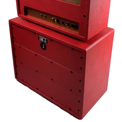 G&A Head Boutique RED JTM 45 + 1x12 RED Big Size V30 guitar Cabinet RED image 7