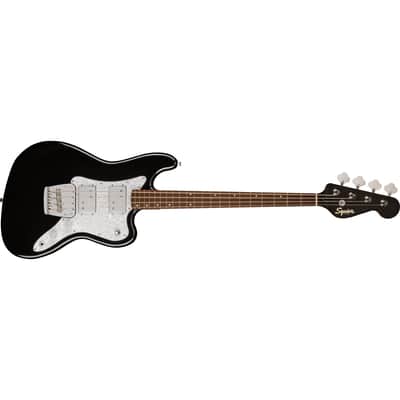 Squier Paranormal Rascal Bass HH - Laurel Fingerboard, Metallic Black image 4