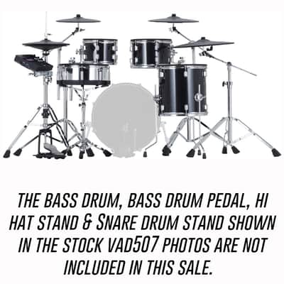 Roland VAD507 V-Drum Kit, NO BASS DRUM, Brand New, Full Manufacturer's Warranty. image 4
