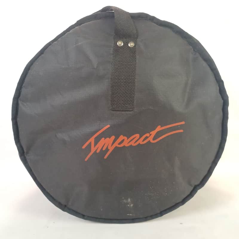 Impact 8x12"Tom Drum Case/Bag Soft-Shell Fabric-Lined Ride/Rack Vintage image 1