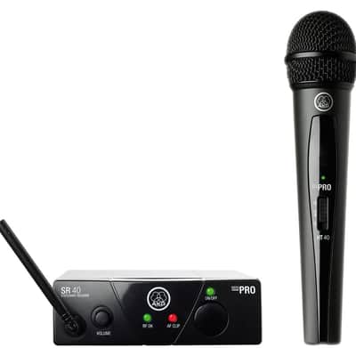 AKG WMS40 Mini Single Vocal Set Wireless Microphone System - Band D