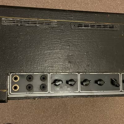 1964 Vox AC-30/6 Twin 3-Channel 30-Watt 2x12" Guitar Combo 1963 - 1965 - Black with Brown Diamond Cloth (Bass Model) image 9