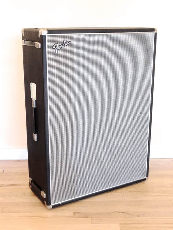 1968 Fender Bassman 2x12 Drip Edge Piggyback Silverface Speaker