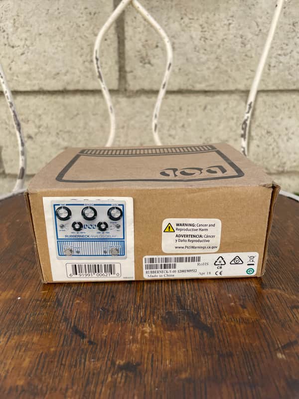 DOD Rubberneck Analog Delay 2010s - White/Blue image 1