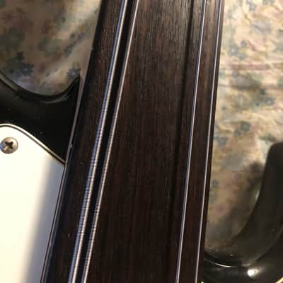 Fender Standard Jazz Bass Fretless with Rosewood Fretboard 1989 - 1997 - Black image 13